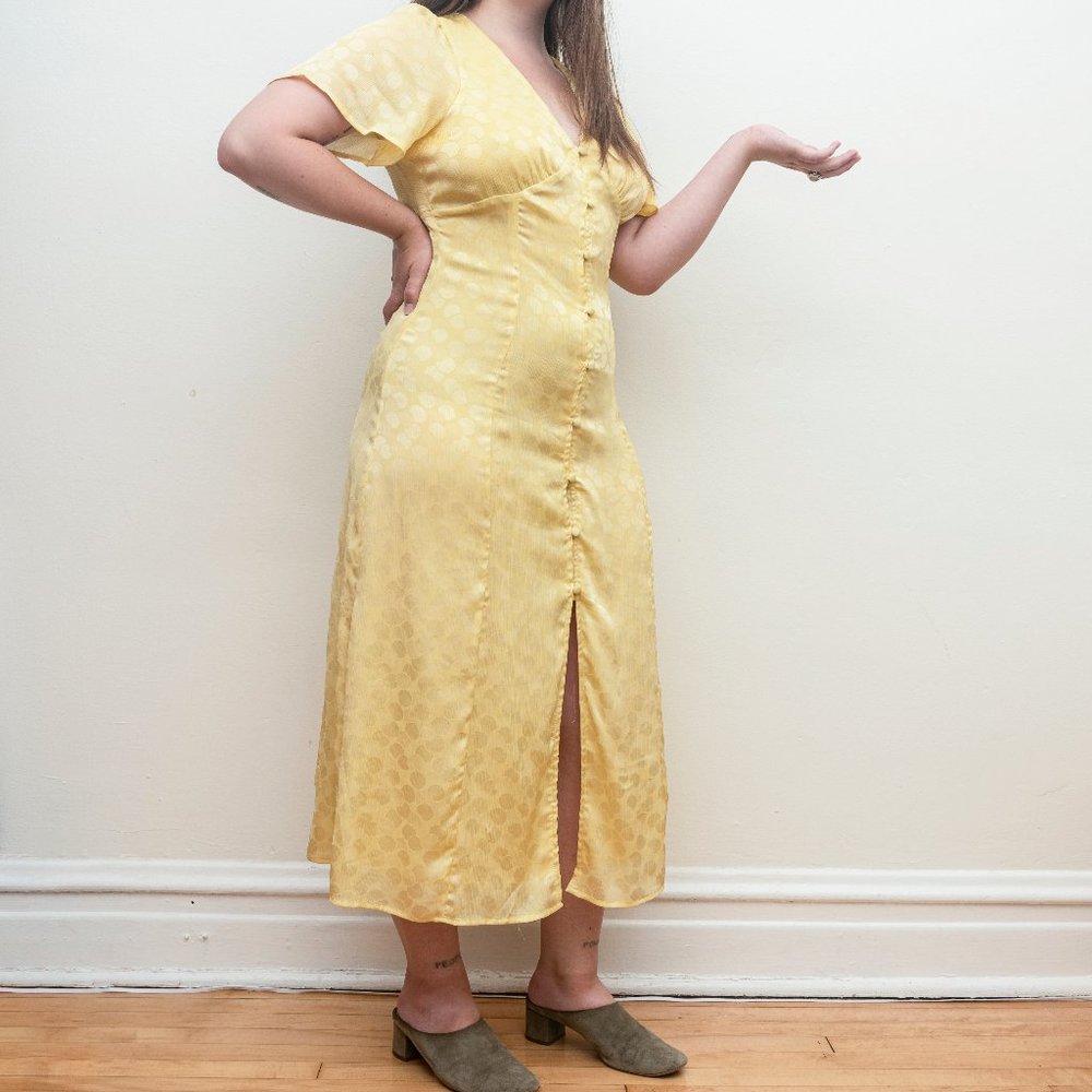 &ANOTHER - JULIAN BUTTON FRONT DRESS
